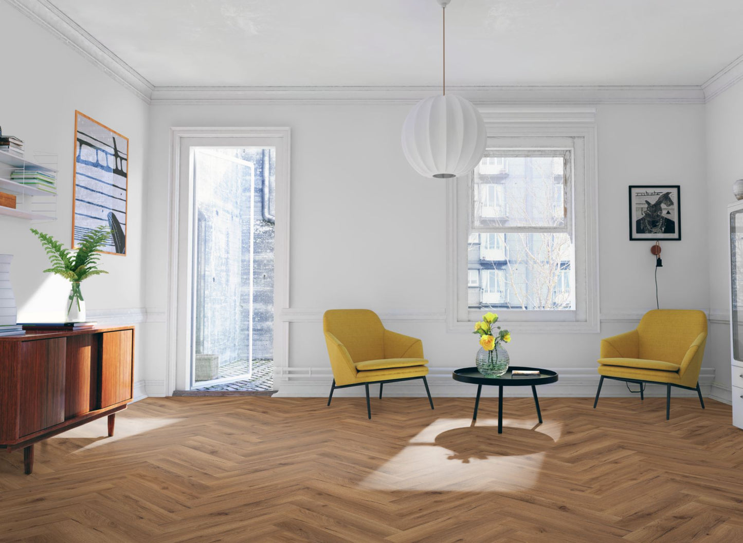 Lignum Fusion Premium Robust Fumed Oak Herringbone