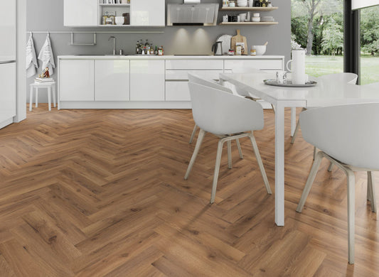 Lignum Fusion Premium Robust Fumed Oak Herringbone