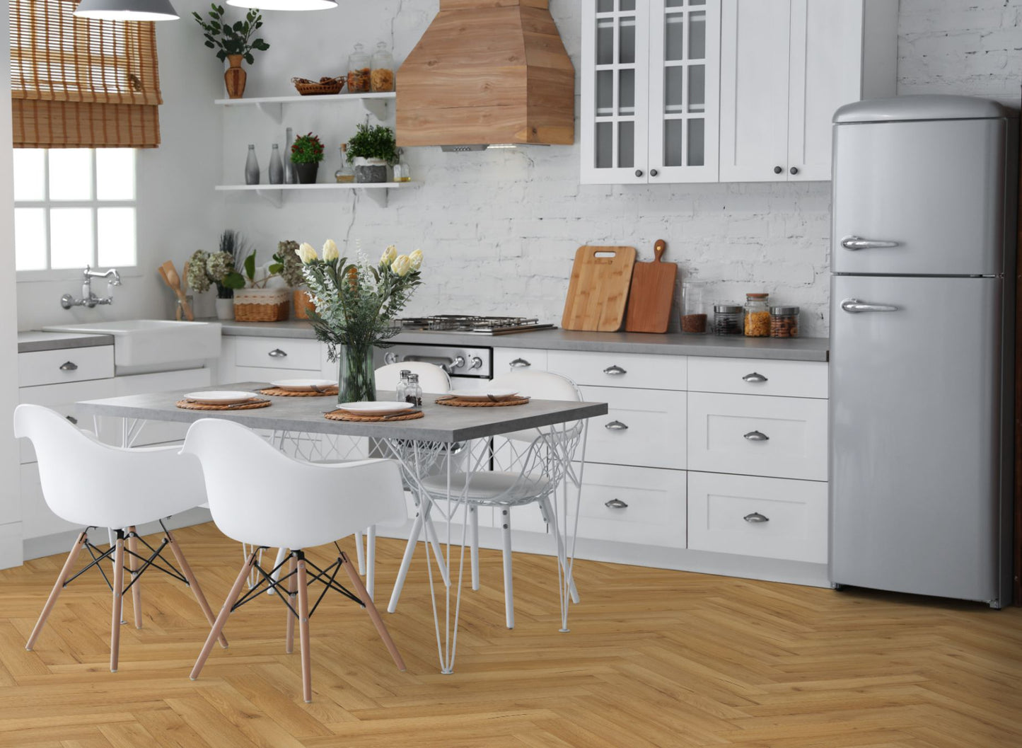Lignum Fusion Premium Robust Natural Oak Herringbone