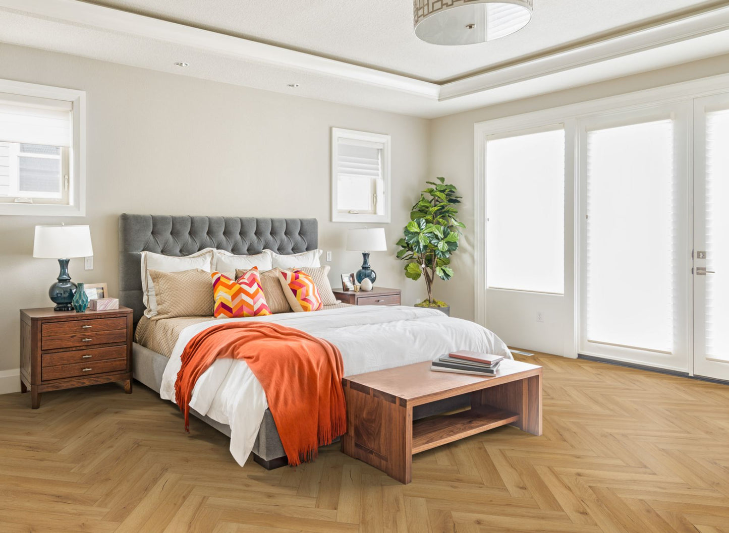 Lignum Fusion Premium Robust Natural Oak Herringbone