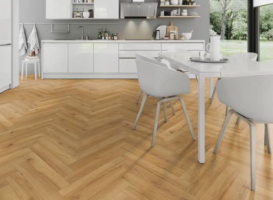 Lignum Fusion Premium Robust Natural Oak Herringbone
