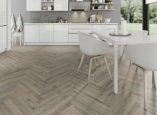 Lignum Fusion Premium Volcanic Oak Herringbone