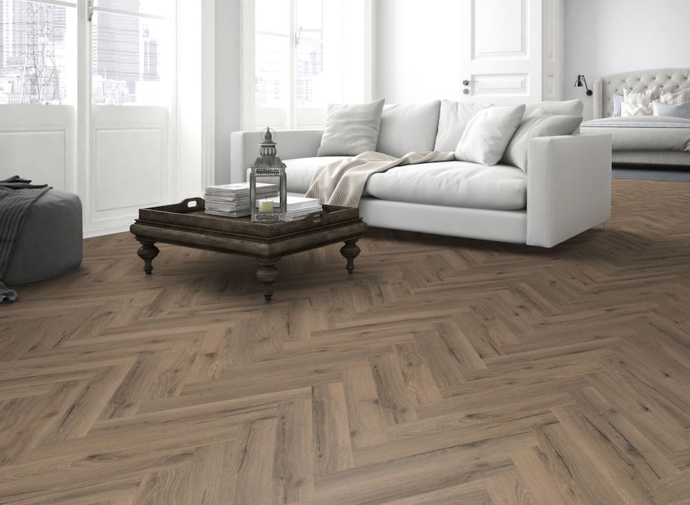 Lignum Core Mocha Oak Herringbone