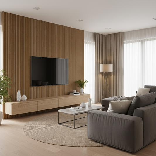 Triangle Venetian Wall Panel — Tuscan Bronze | WPC Cladding