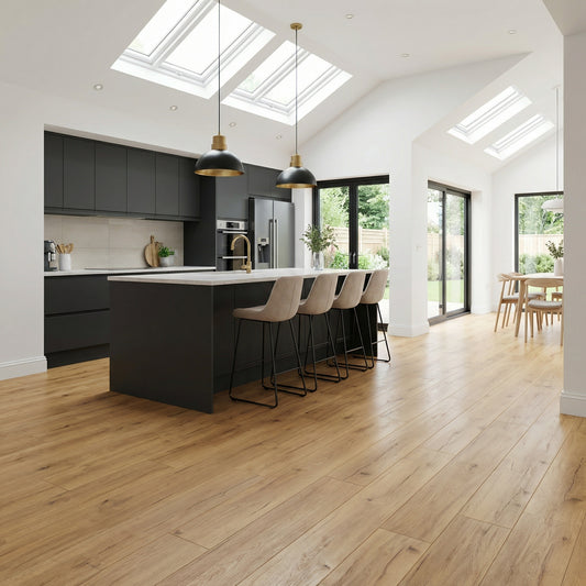 Rustic Antique Oak Laminate Flooring - 12 mm