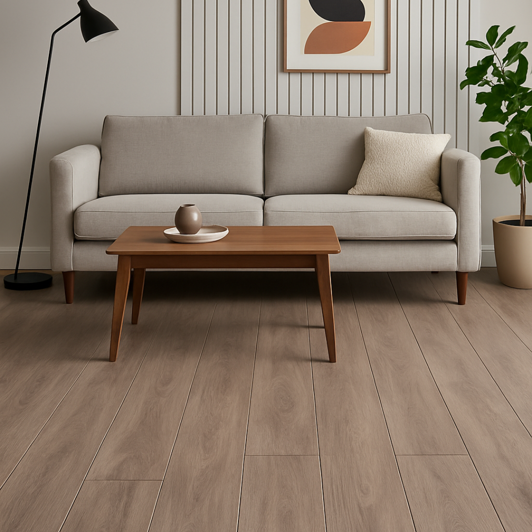 Tokyo 8mm Laminate Flooring | Dark Smoked Oak Effect