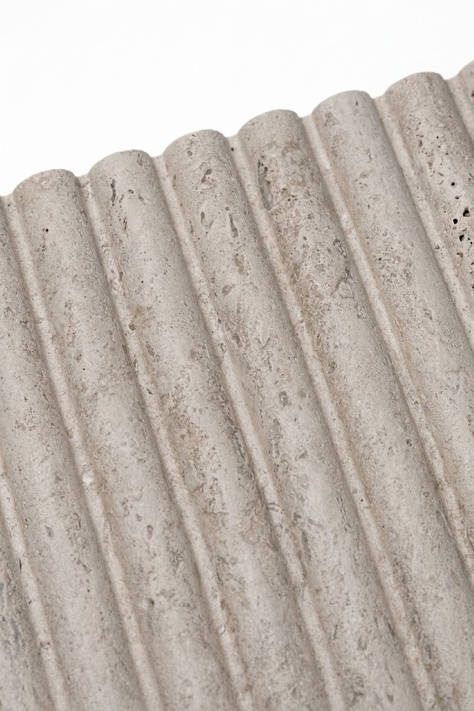 Flute Slat Wall Panel — Capri Beige Travertine